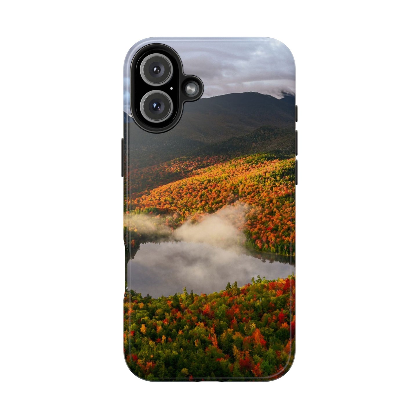 Impact Resistant Phone Case - Heart Lake Autumn