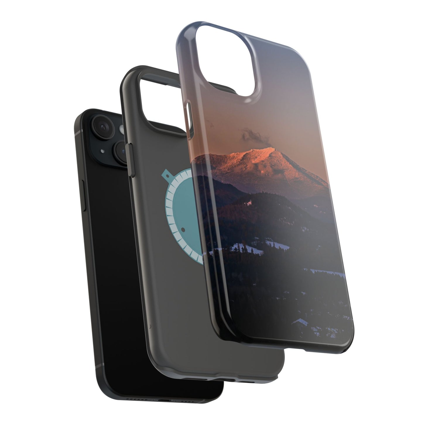 MagSafe Impact Resistant Phone Case - Sundown in a Mountain Town