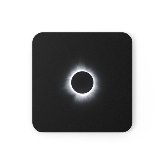 Cork Back Coaster - 2024 Solar Eclipse