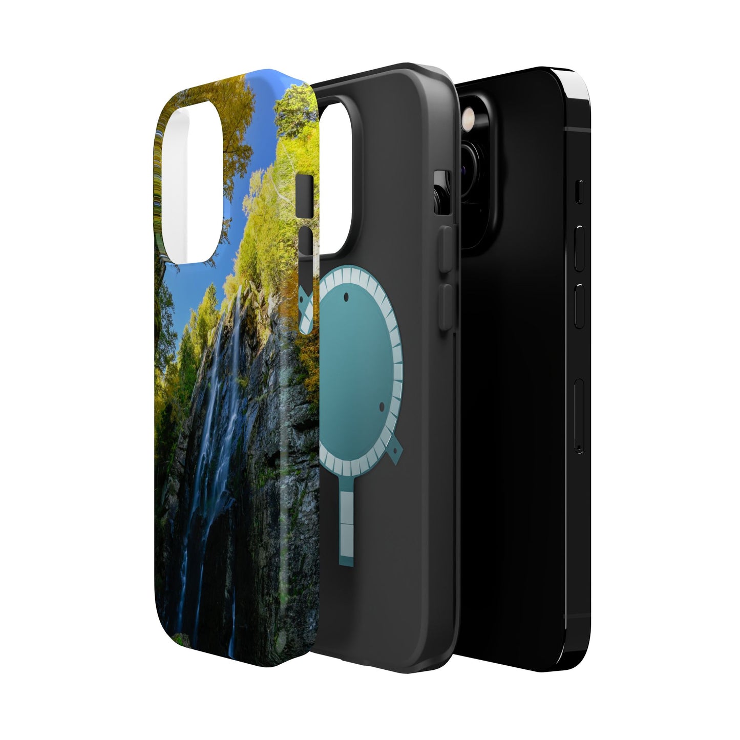 MagSafe Impact Resistant Phone Case - Rainbow Falls