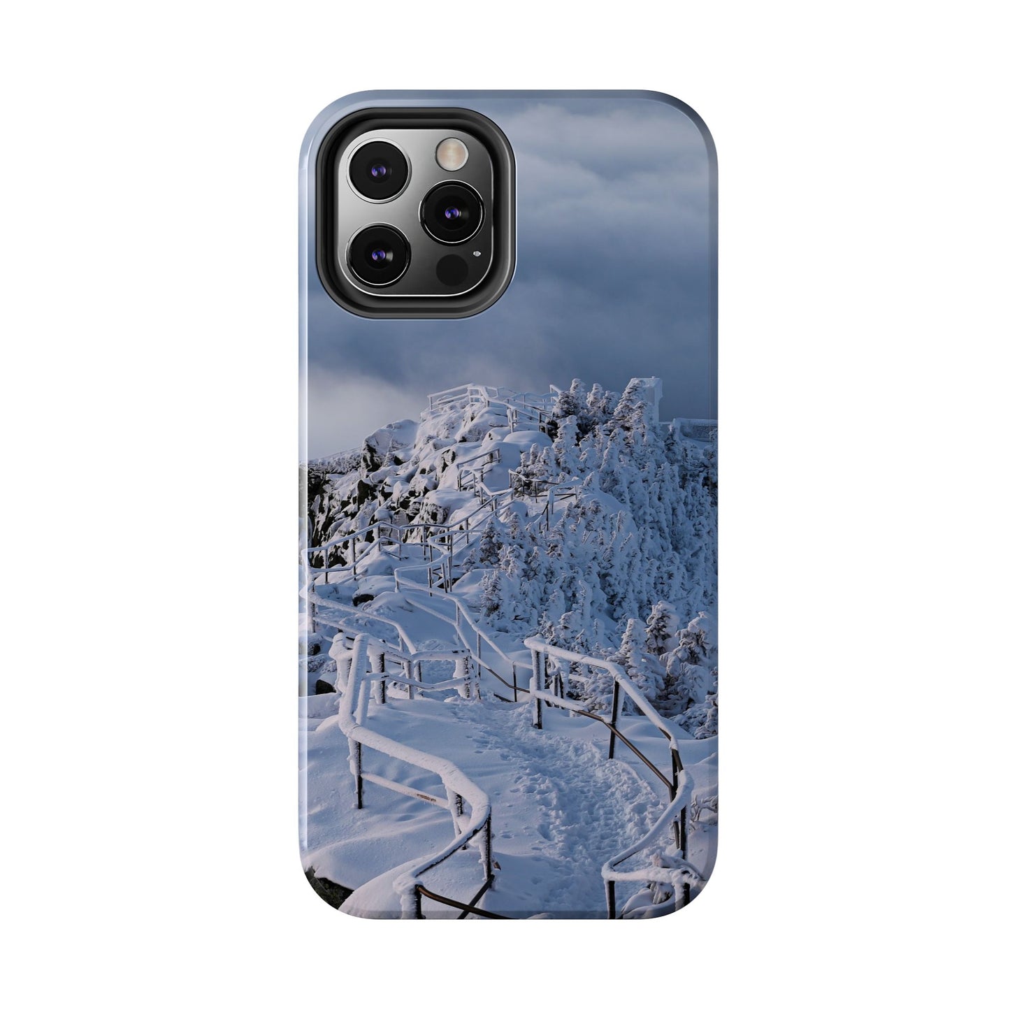 Impact Resistant Phone Case - Whiteface Castle in the Clouds