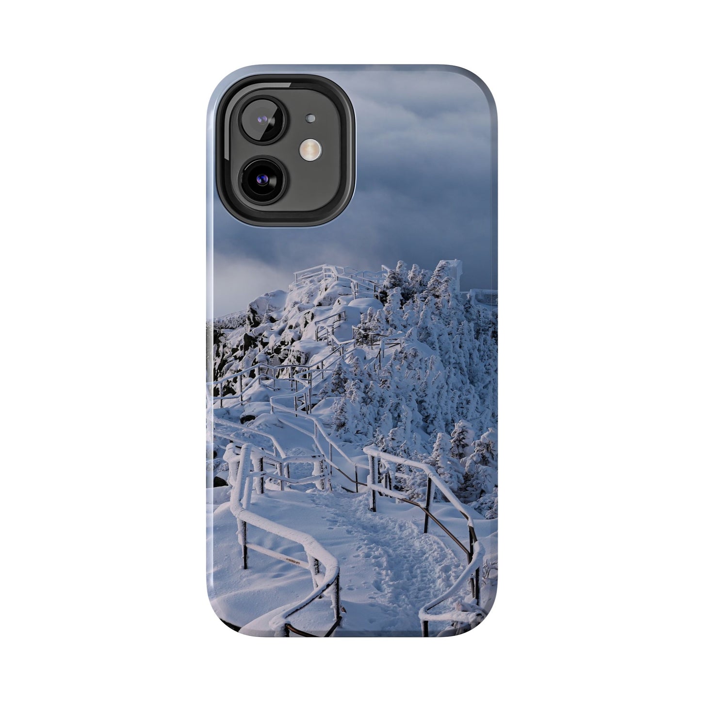 Impact Resistant Phone Case - Whiteface Castle in the Clouds