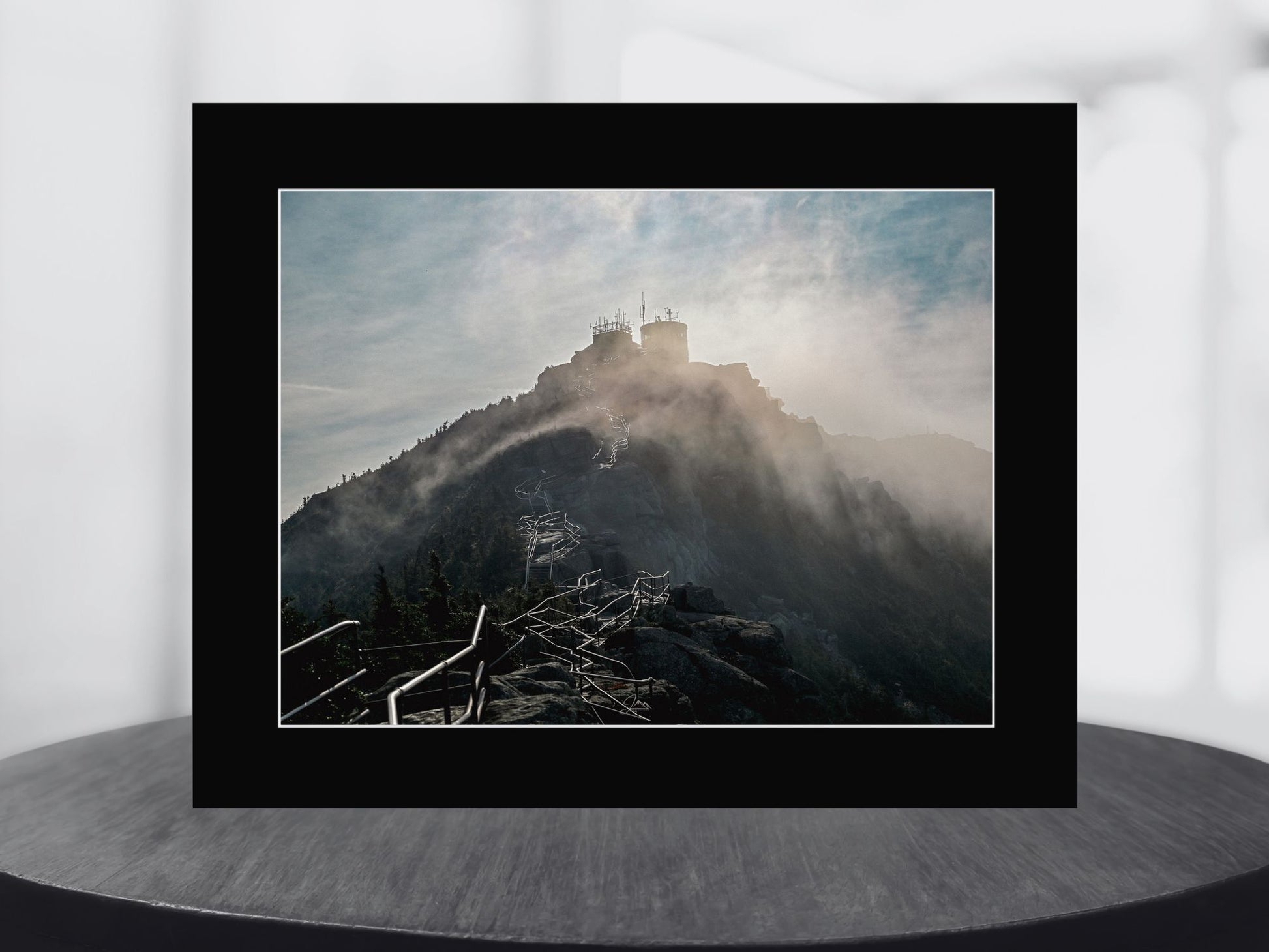 Into the Mist - Whiteface Mountain print