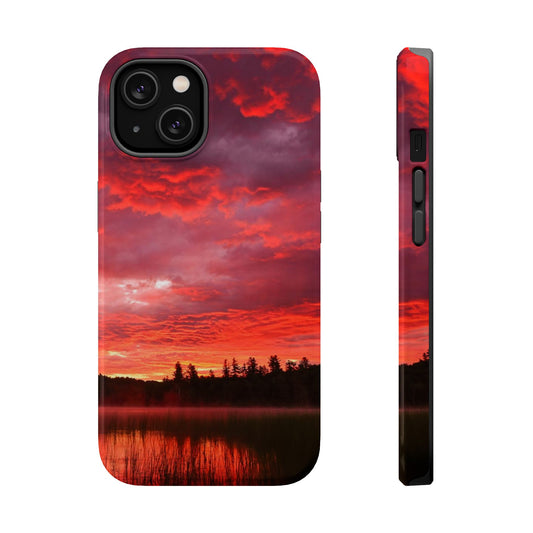 MagSafe Impact Resistant Phone Case - Fire in the Sky