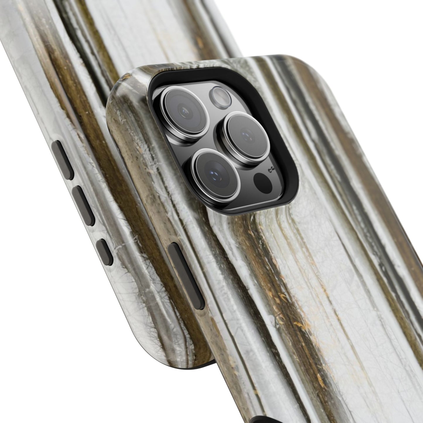 MagSafe Impact Resistant Phone Case - Abstract Winter Woods