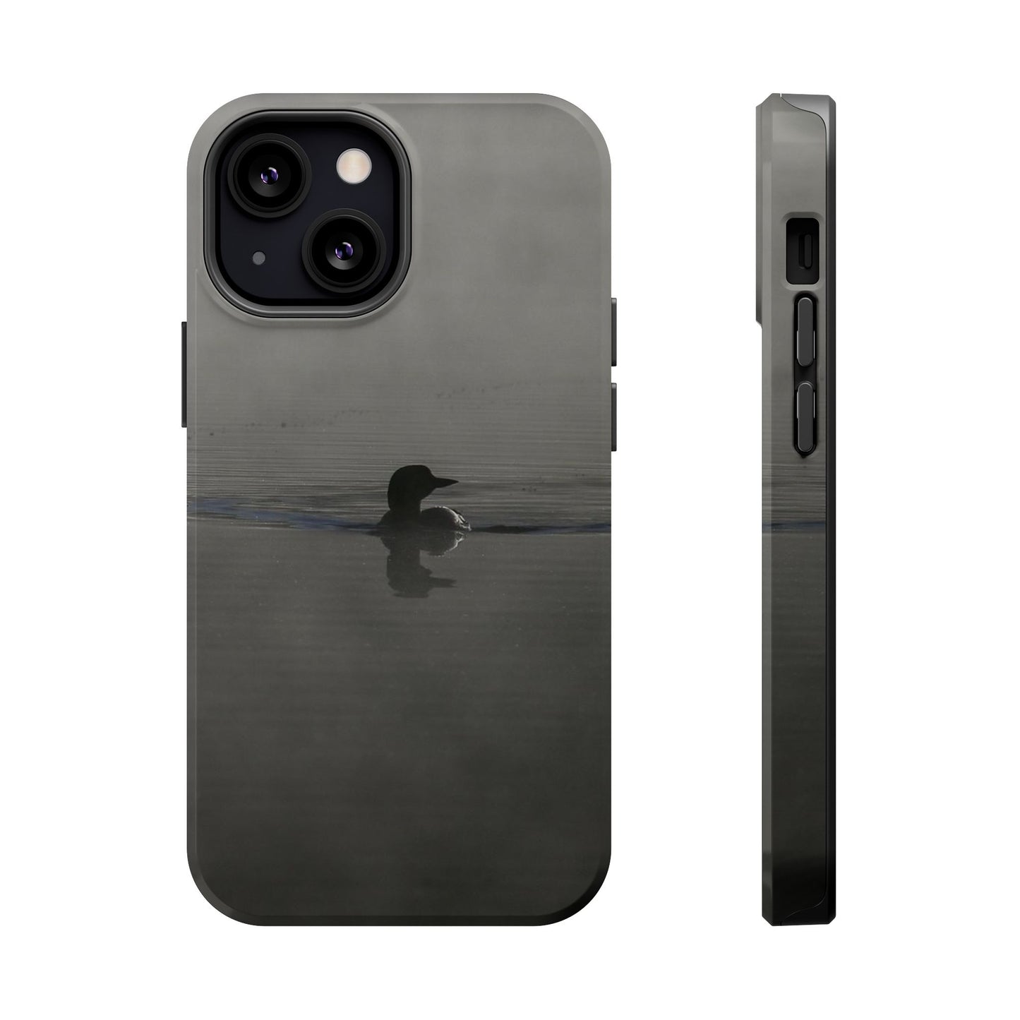 MagSafe Impact Resistant Phone Case - Loon in the Mist