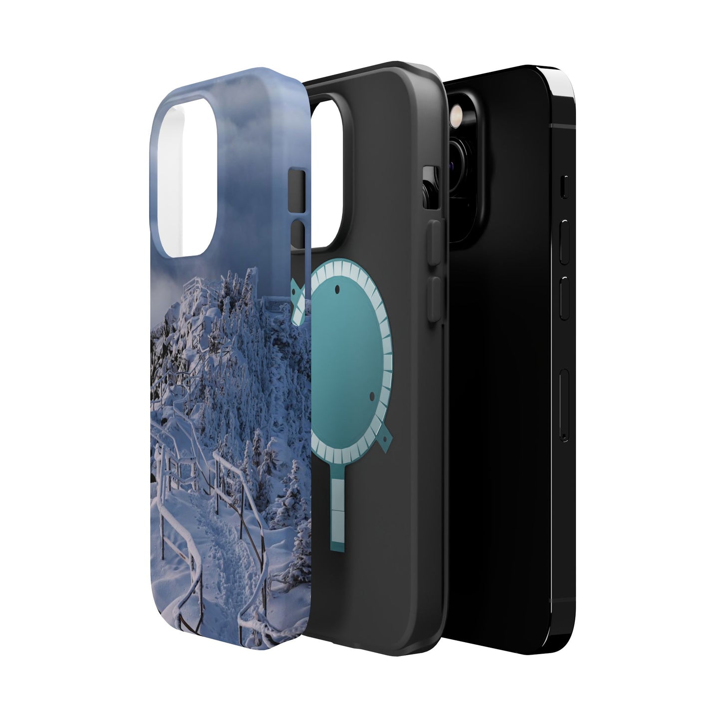 MagSafe Impact Resistant Phone Case - Whiteface Castle in the Clouds