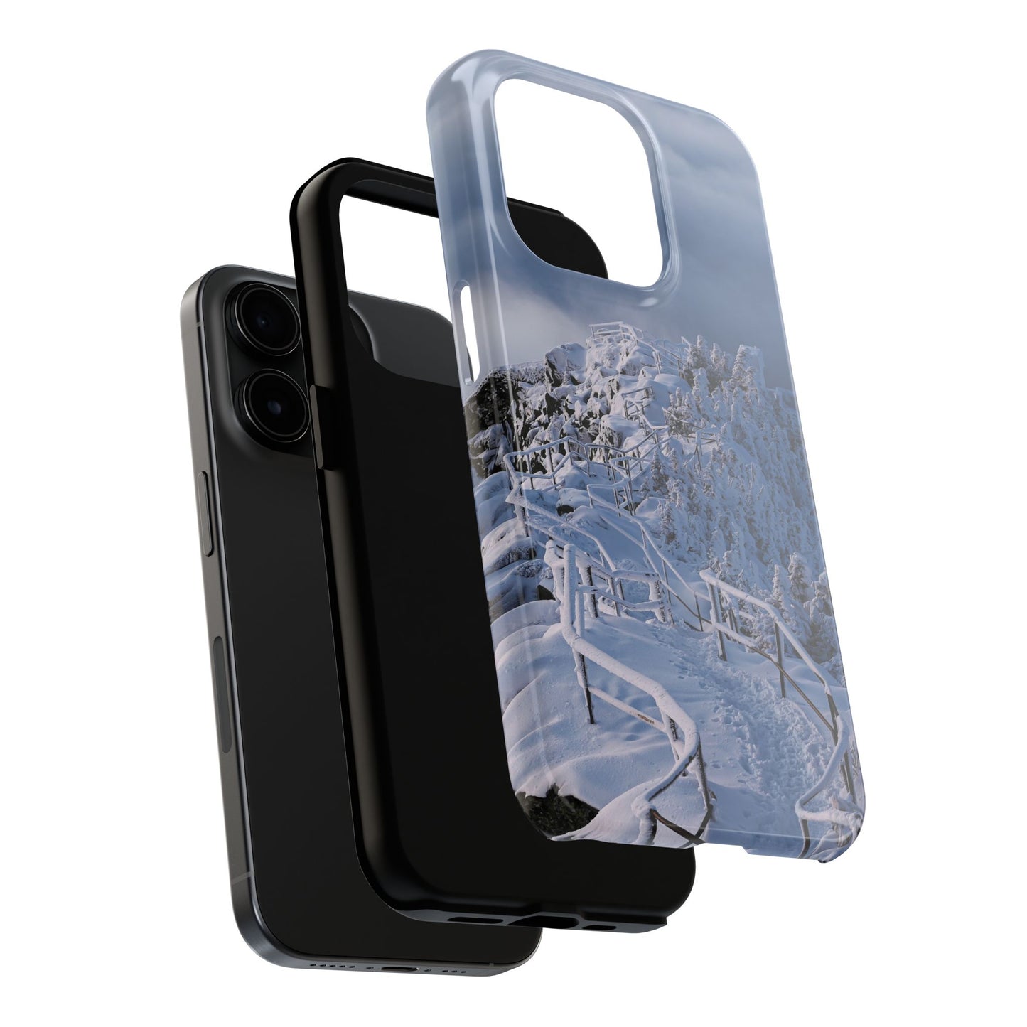 Impact Resistant Phone Case - Whiteface Castle in the Clouds