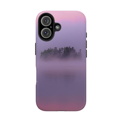 Impact Resistant Phone Case - Crisp Autumn Sunrise, Tupper Lake