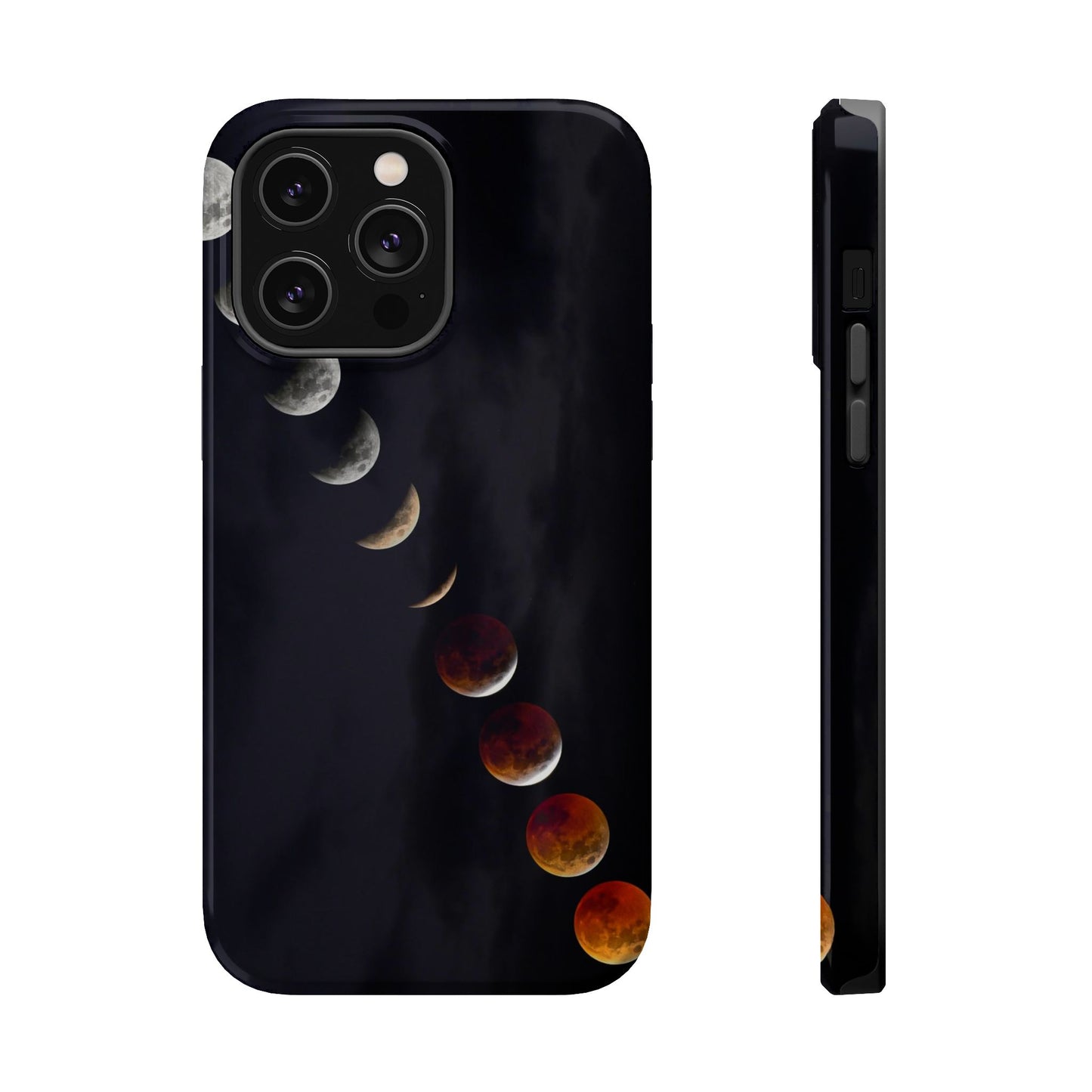 MagSafe Impact Resistant Phone Case - Lunar Eclipse Timelapse