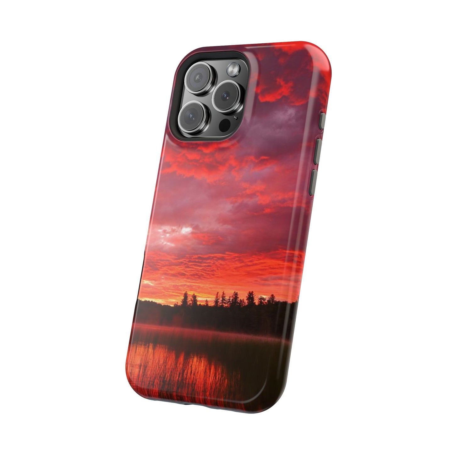 MagSafe Impact Resistant Phone Case - Fire in the Sky