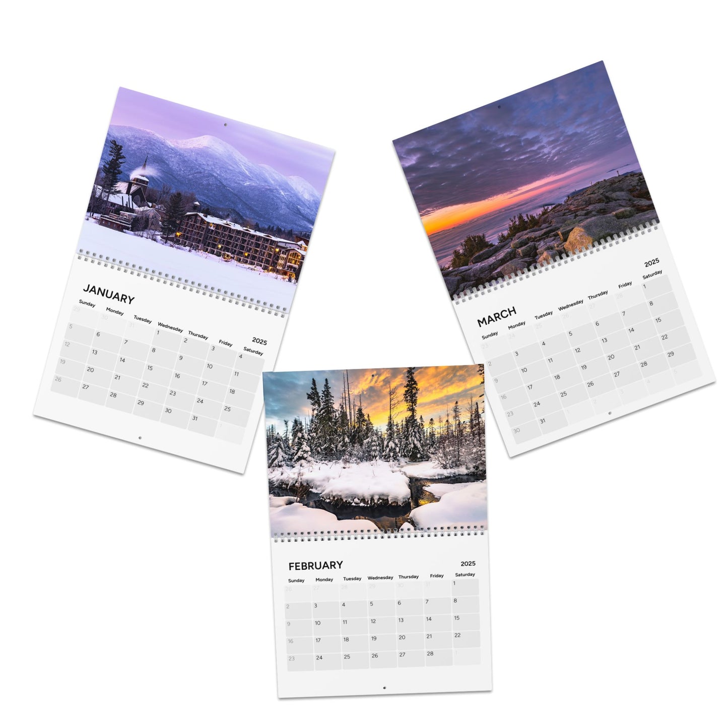 2025 Calendar - Adirondack Seasons