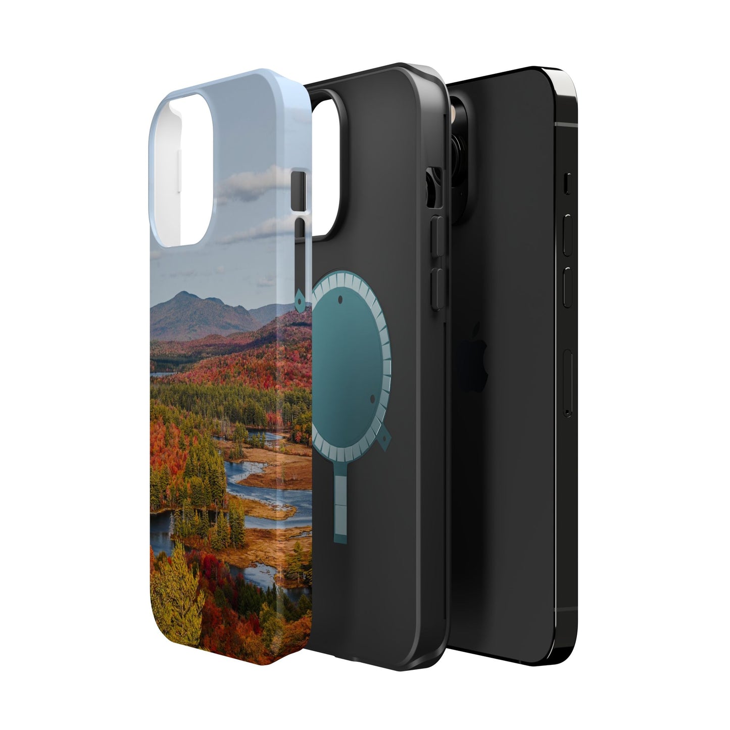 MagSafe Impact Resistant Phone Case - Mountains & Rivers Autumn