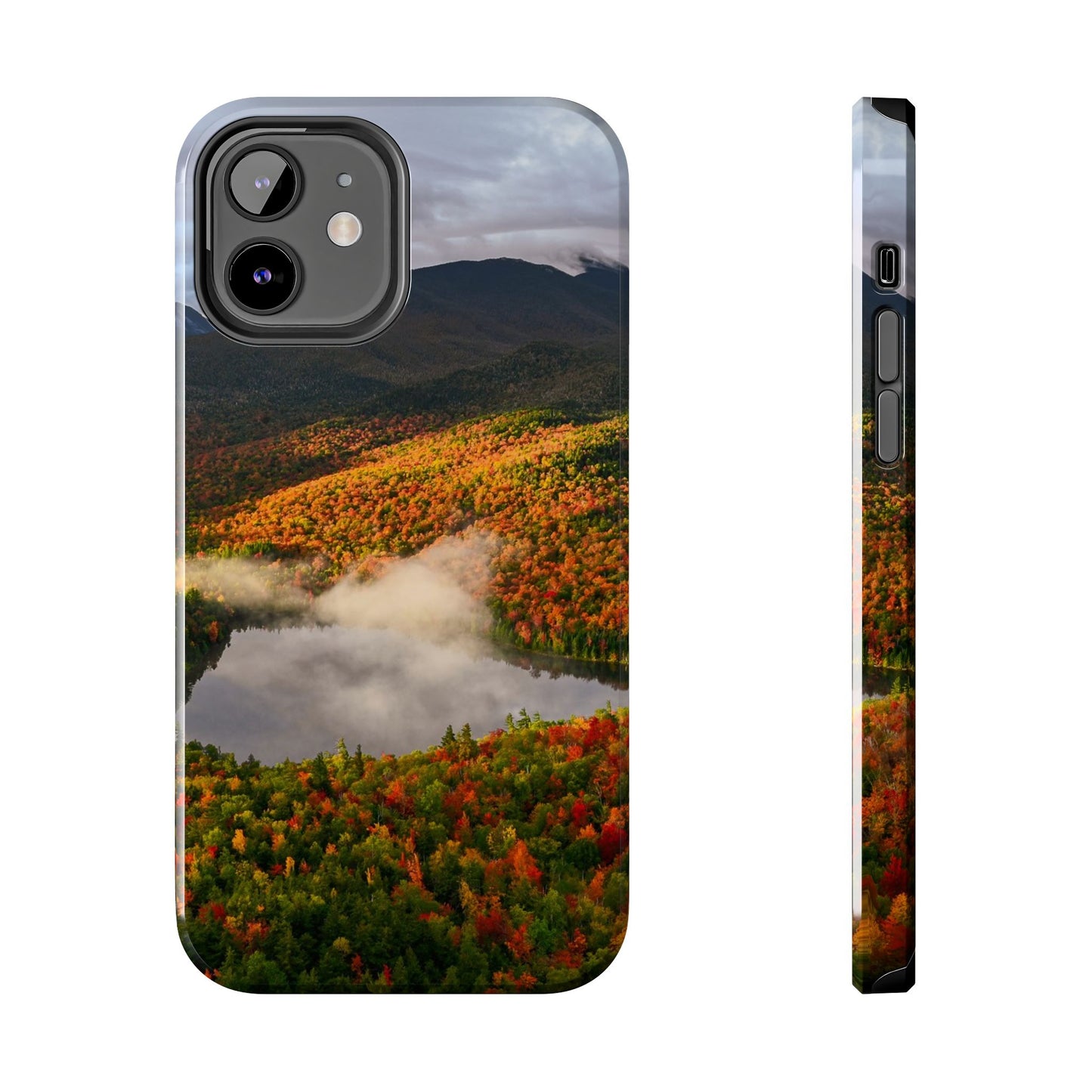 Impact Resistant Phone Case - Heart Lake Autumn