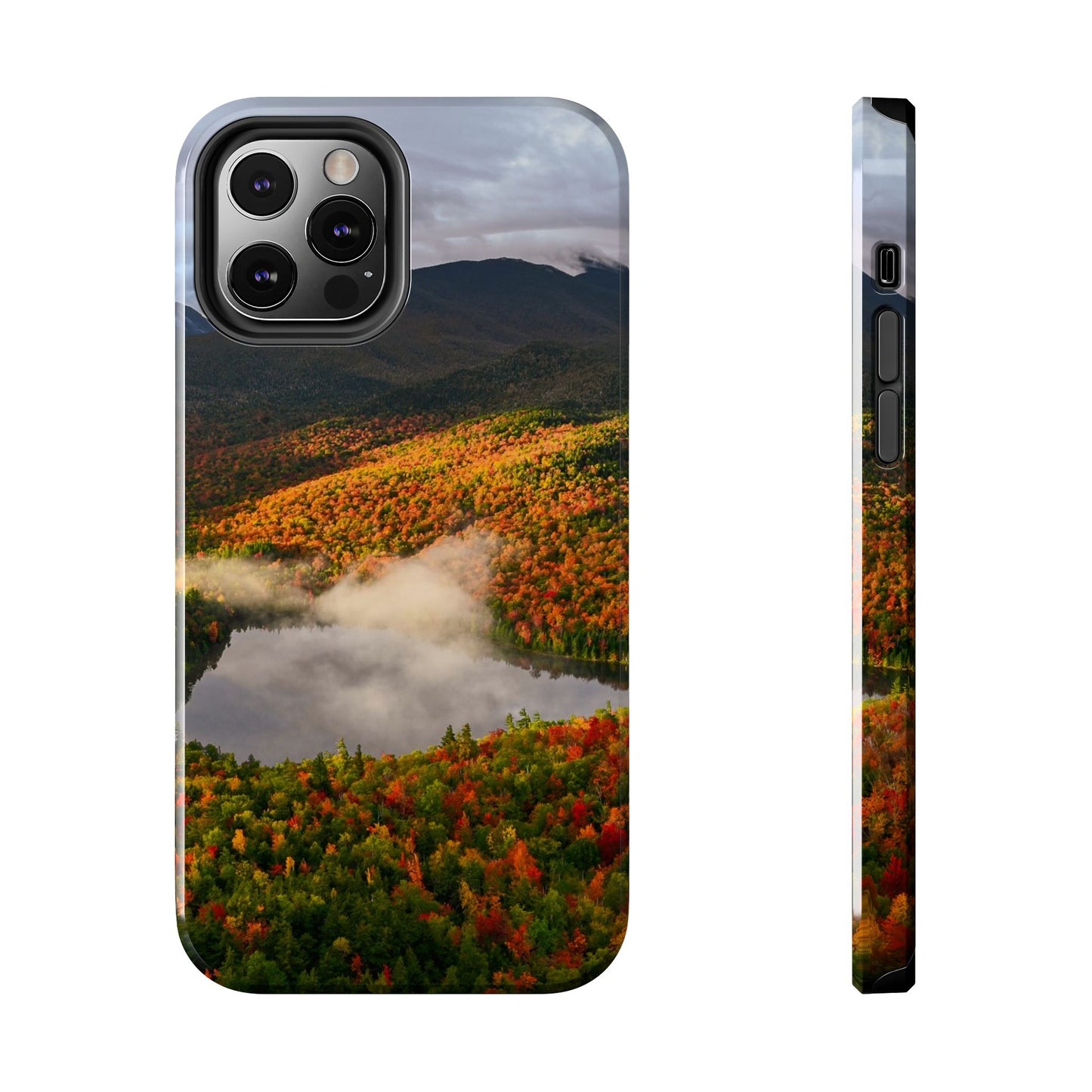 Impact Resistant Phone Case - Heart Lake Autumn