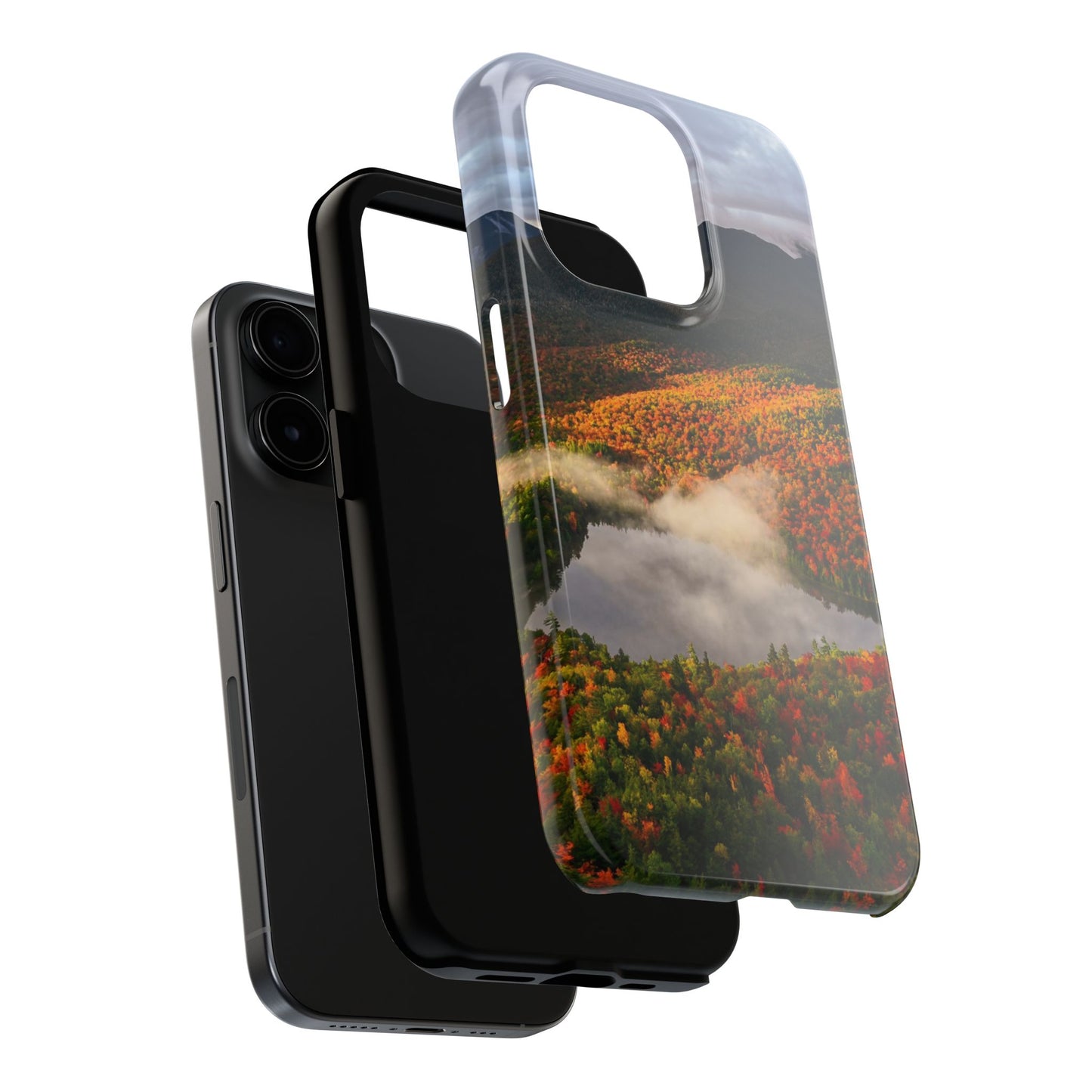 Impact Resistant Phone Case - Heart Lake Autumn