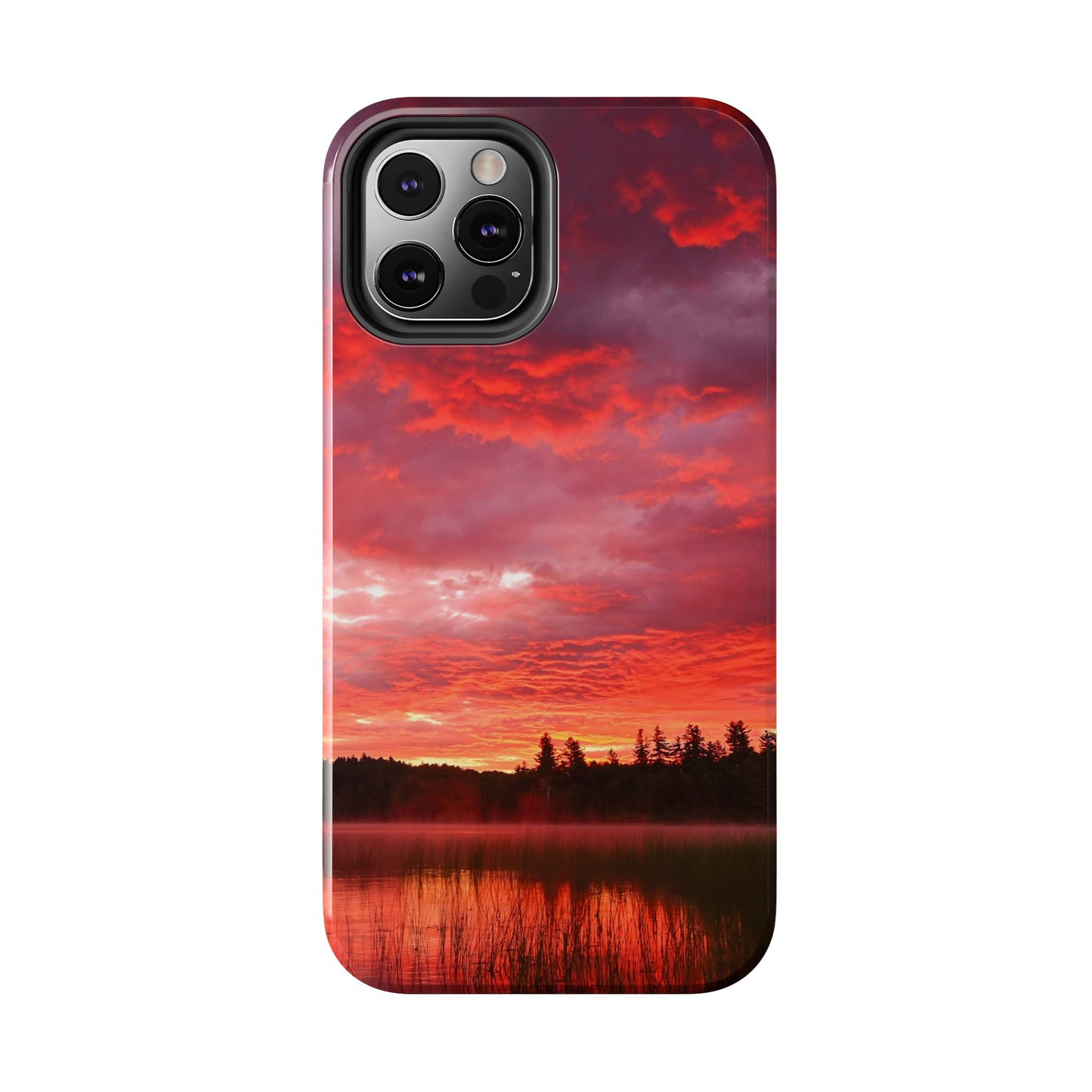 Impact Resistant Phone Case - Fire in the Sky