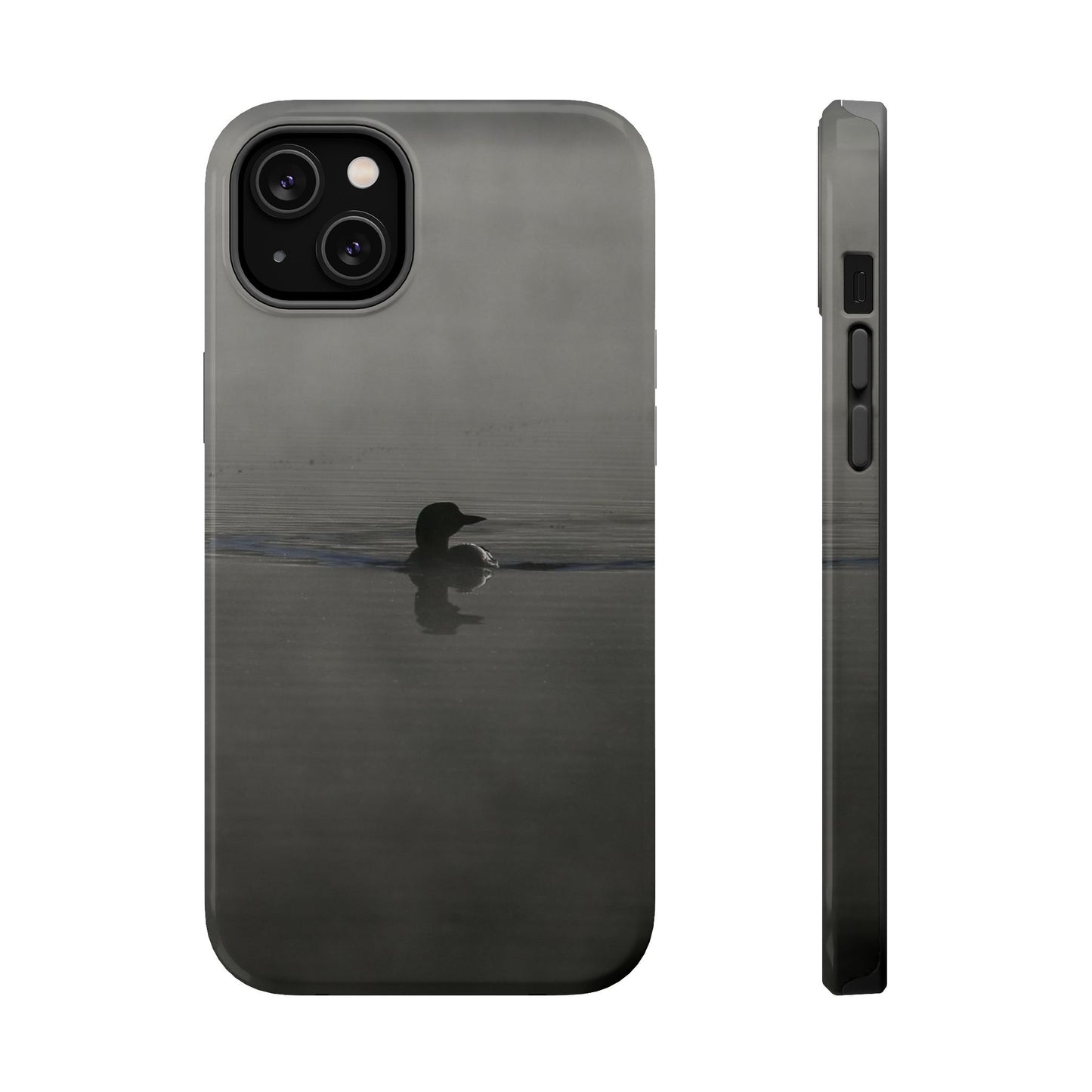 MagSafe Impact Resistant Phone Case - Loon in the Mist