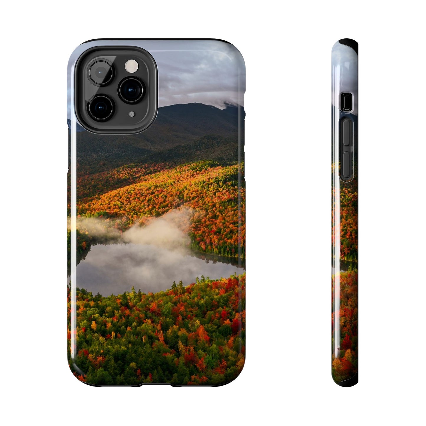 Impact Resistant Phone Case - Heart Lake Autumn