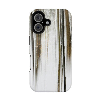 MagSafe Impact Resistant Phone Case - Abstract Winter Woods