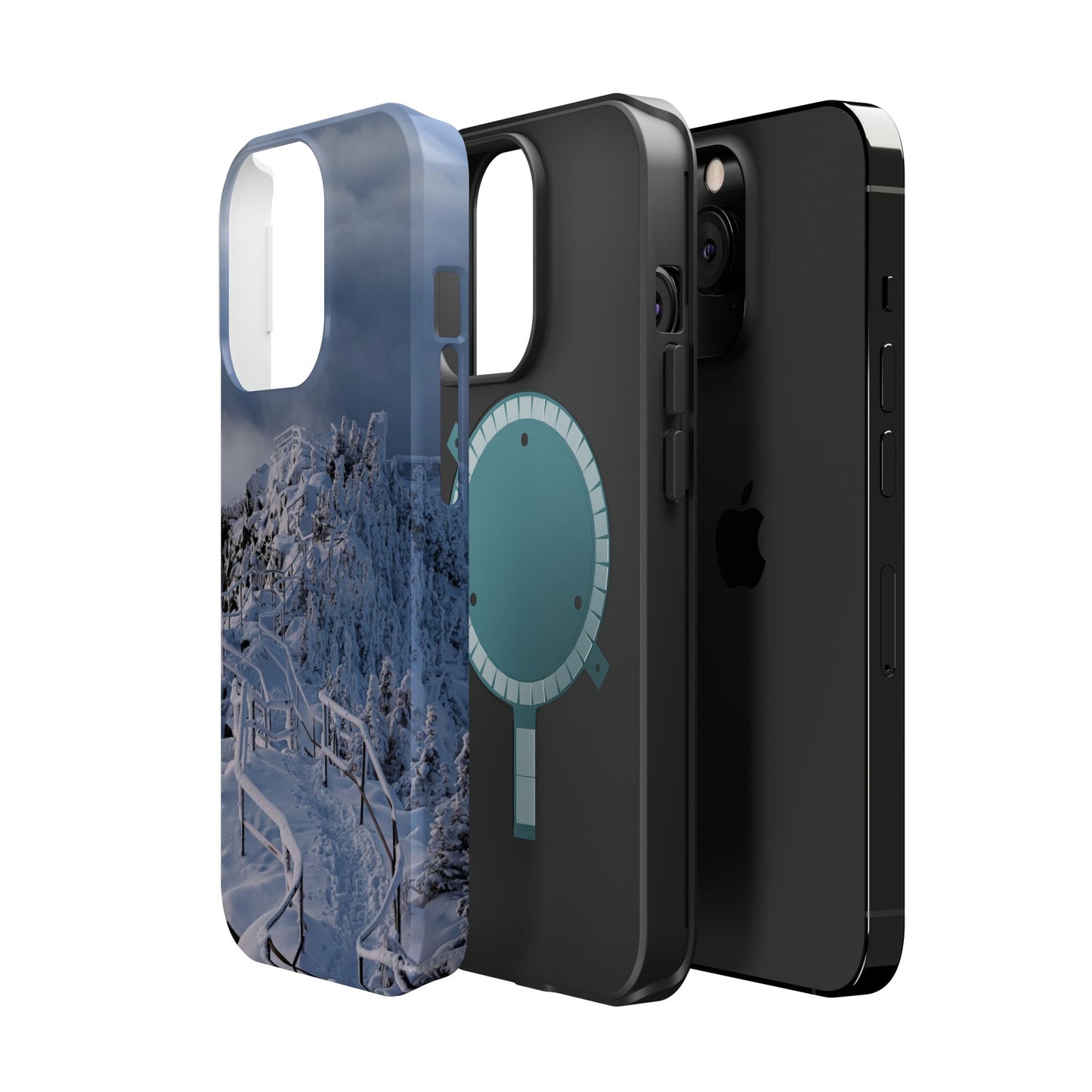 MagSafe Impact Resistant Phone Case - Whiteface Castle in the Clouds