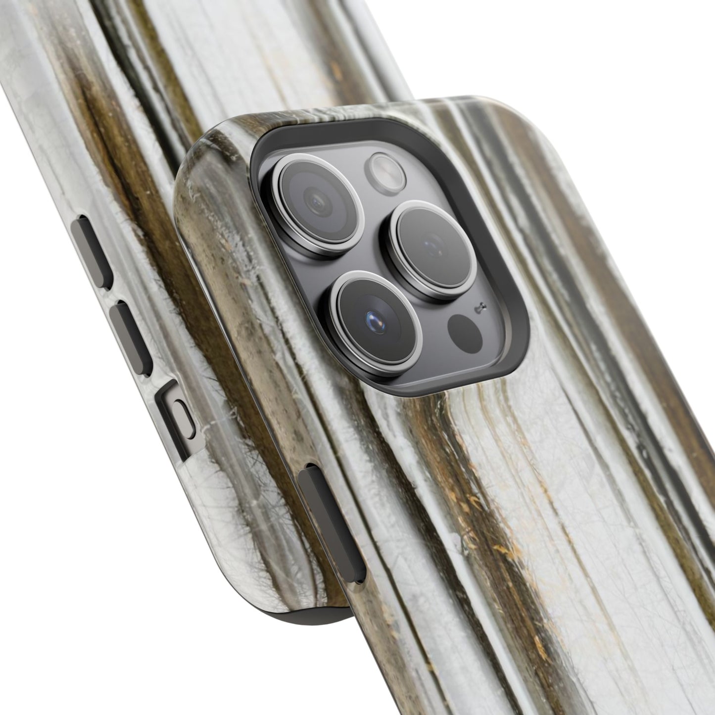 MagSafe Impact Resistant Phone Case - Abstract Winter Woods