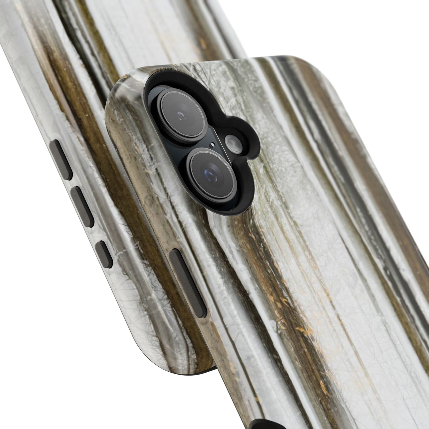 MagSafe Impact Resistant Phone Case - Abstract Winter Woods