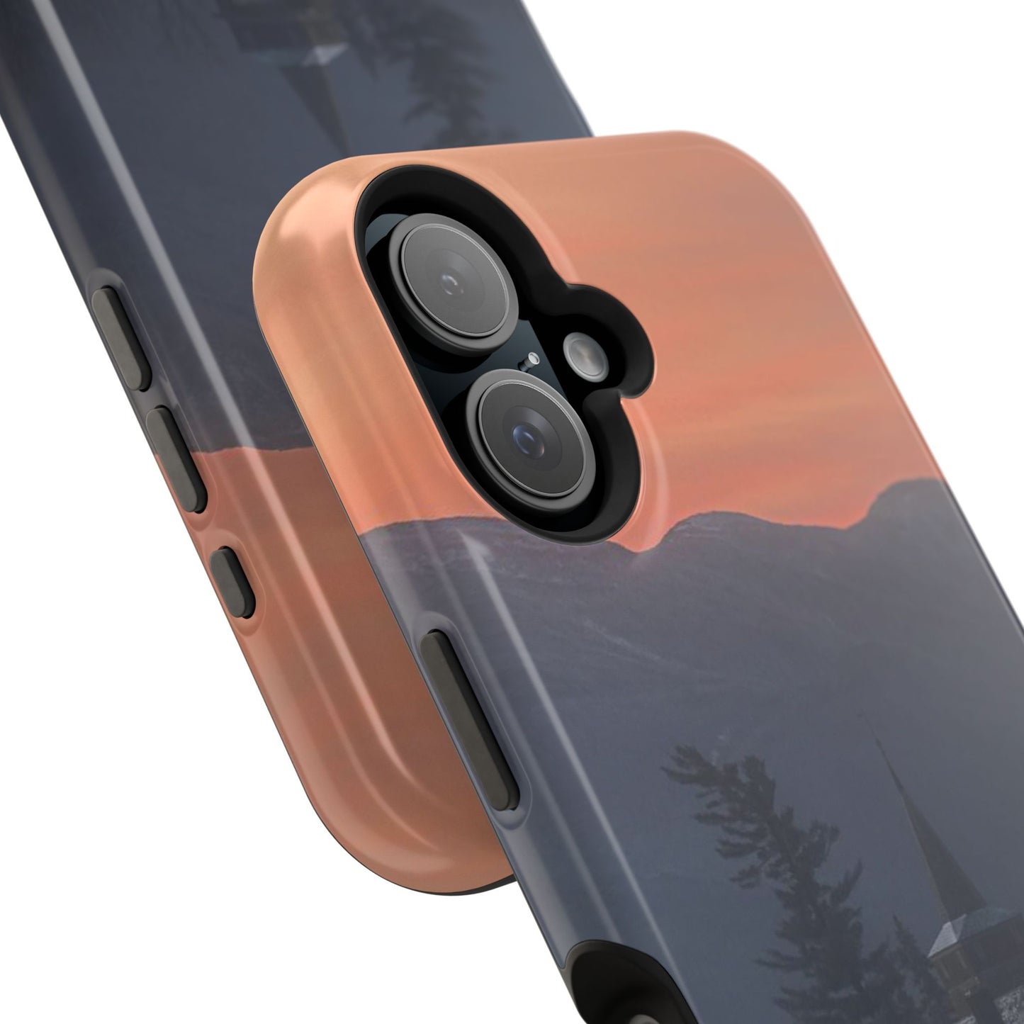 MagSafe Impact Resistant Phone Case - Mirror Lake Winter Sunrise