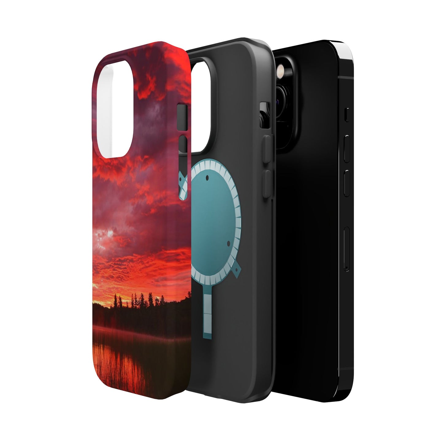 MagSafe Impact Resistant Phone Case - Fire in the Sky