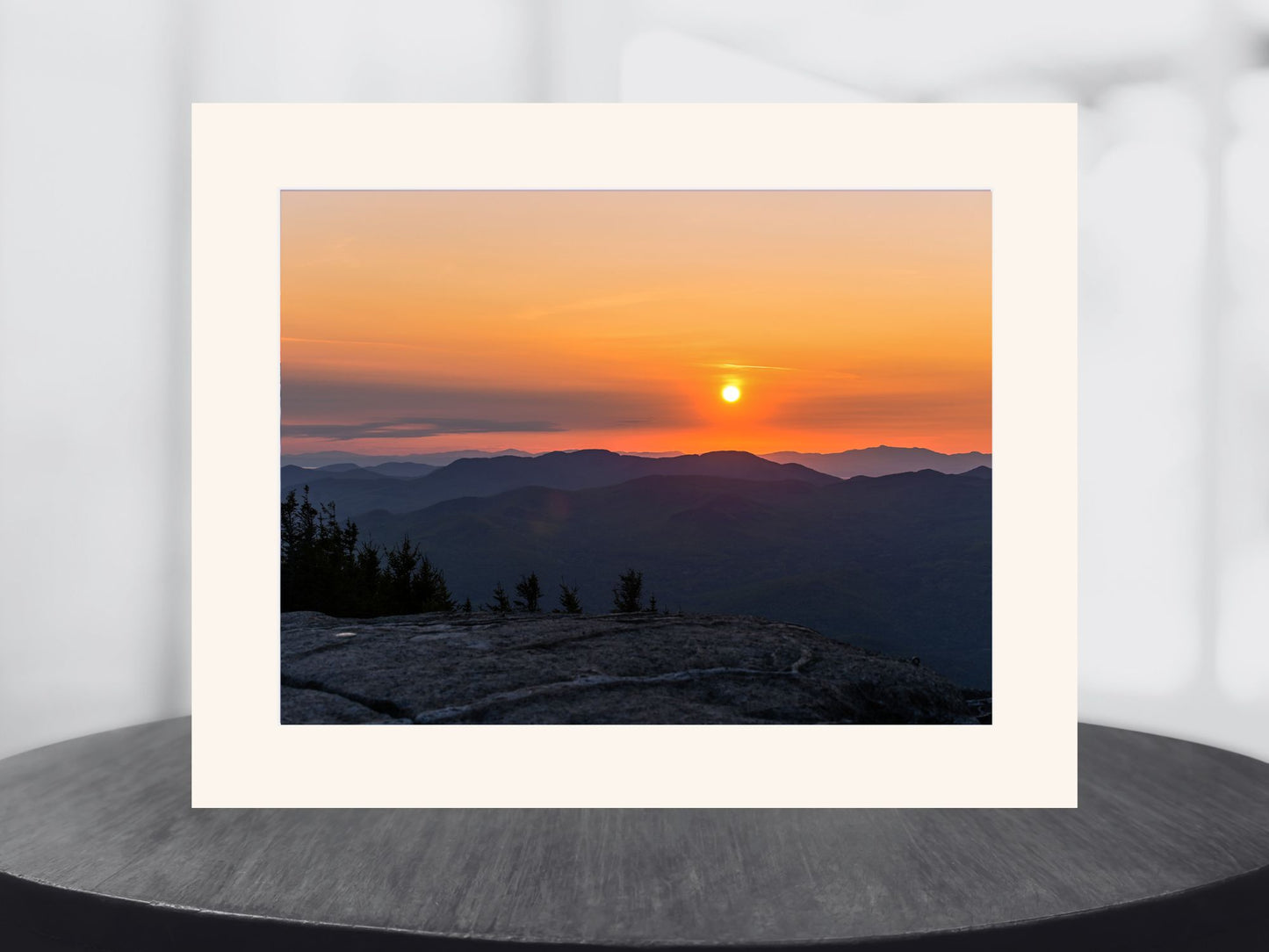 sunrise in the Adirondack high peaks