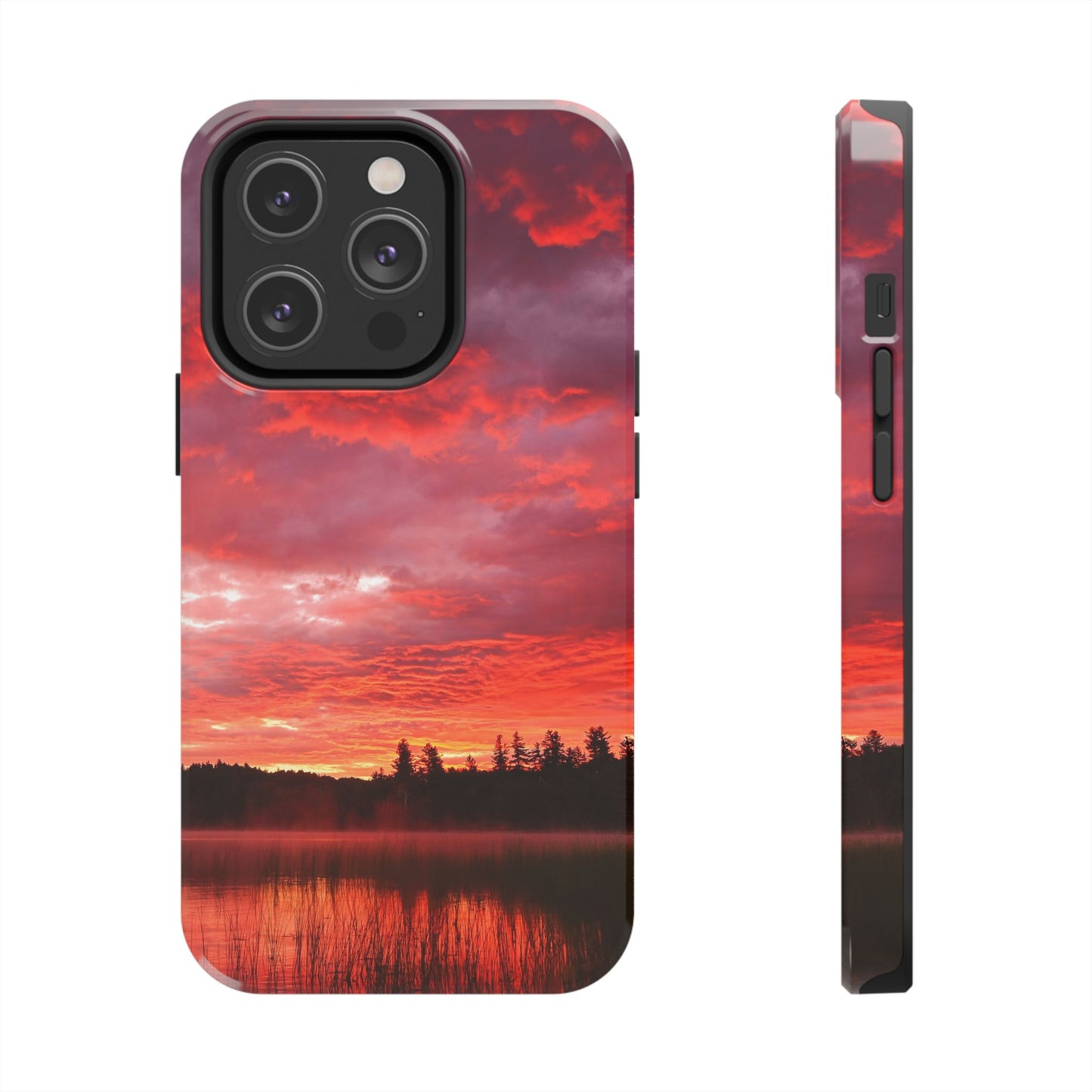 Impact Resistant Phone Case - Fire in the Sky