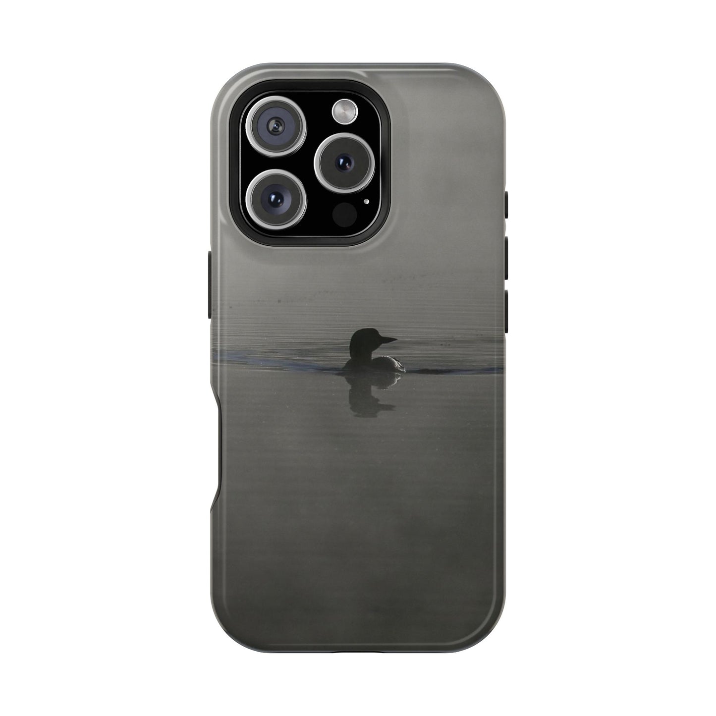 MagSafe Impact Resistant Phone Case - Loon in the Mist