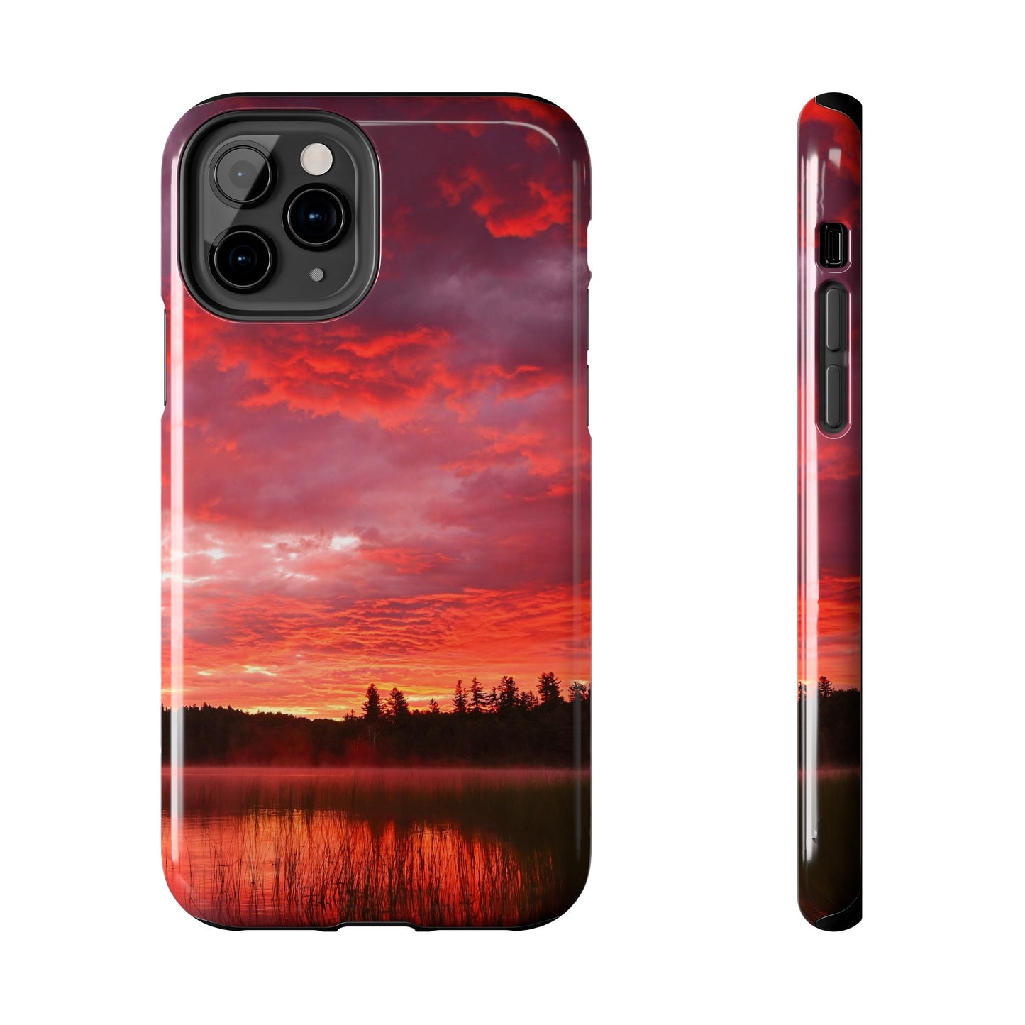 Impact Resistant Phone Case - Fire in the Sky