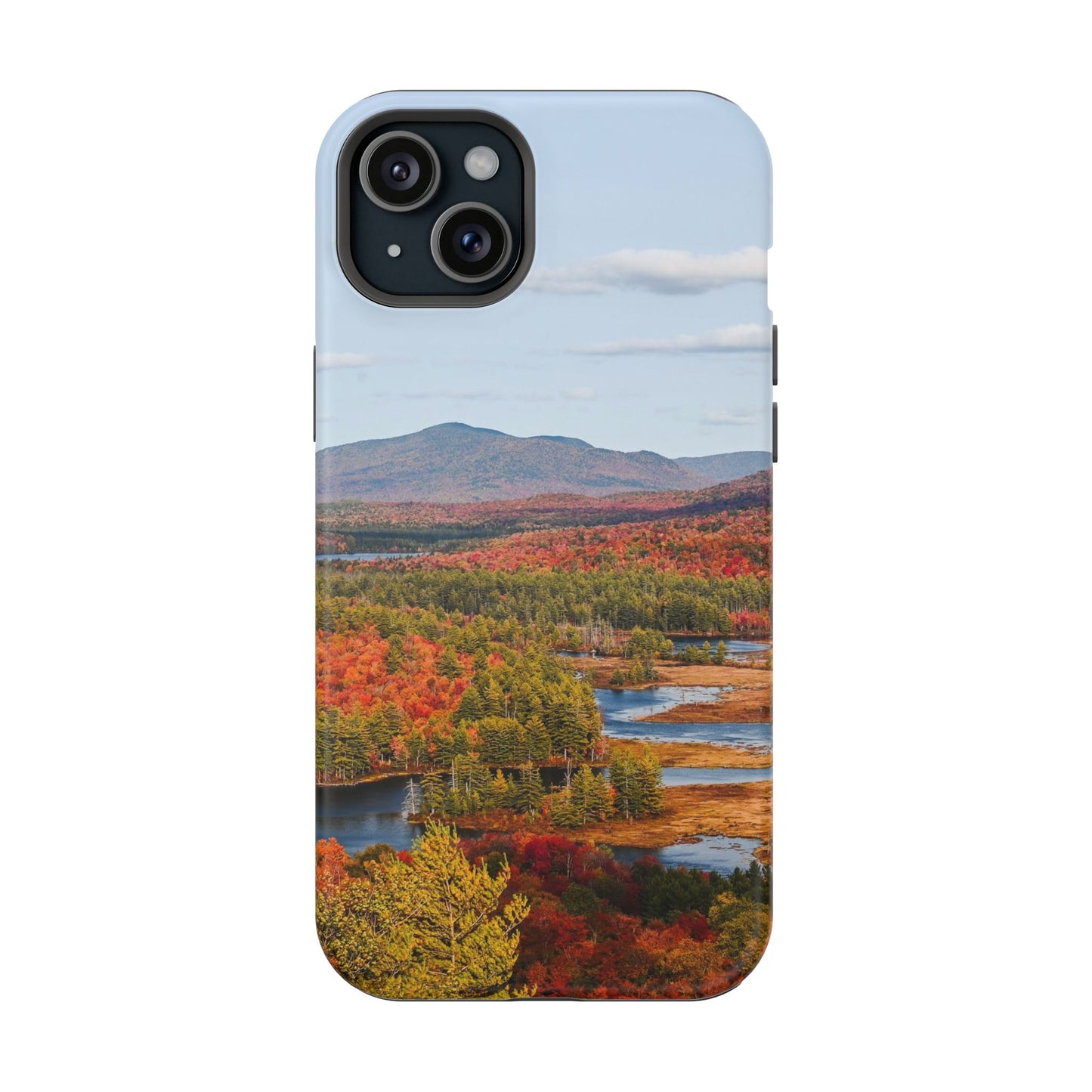 MagSafe Impact Resistant Phone Case - Mountains & Rivers Autumn