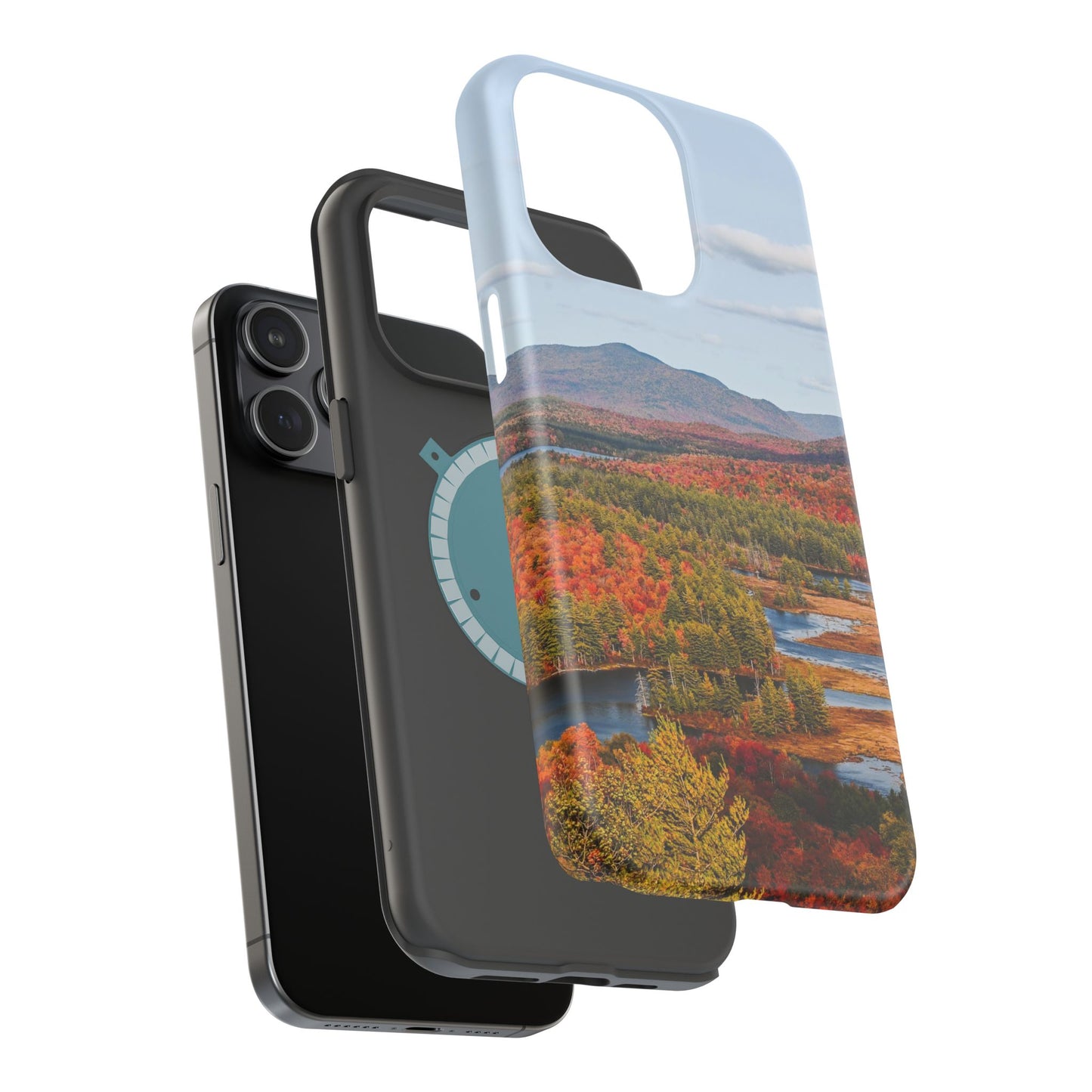 MagSafe Impact Resistant Phone Case - Mountains & Rivers Autumn