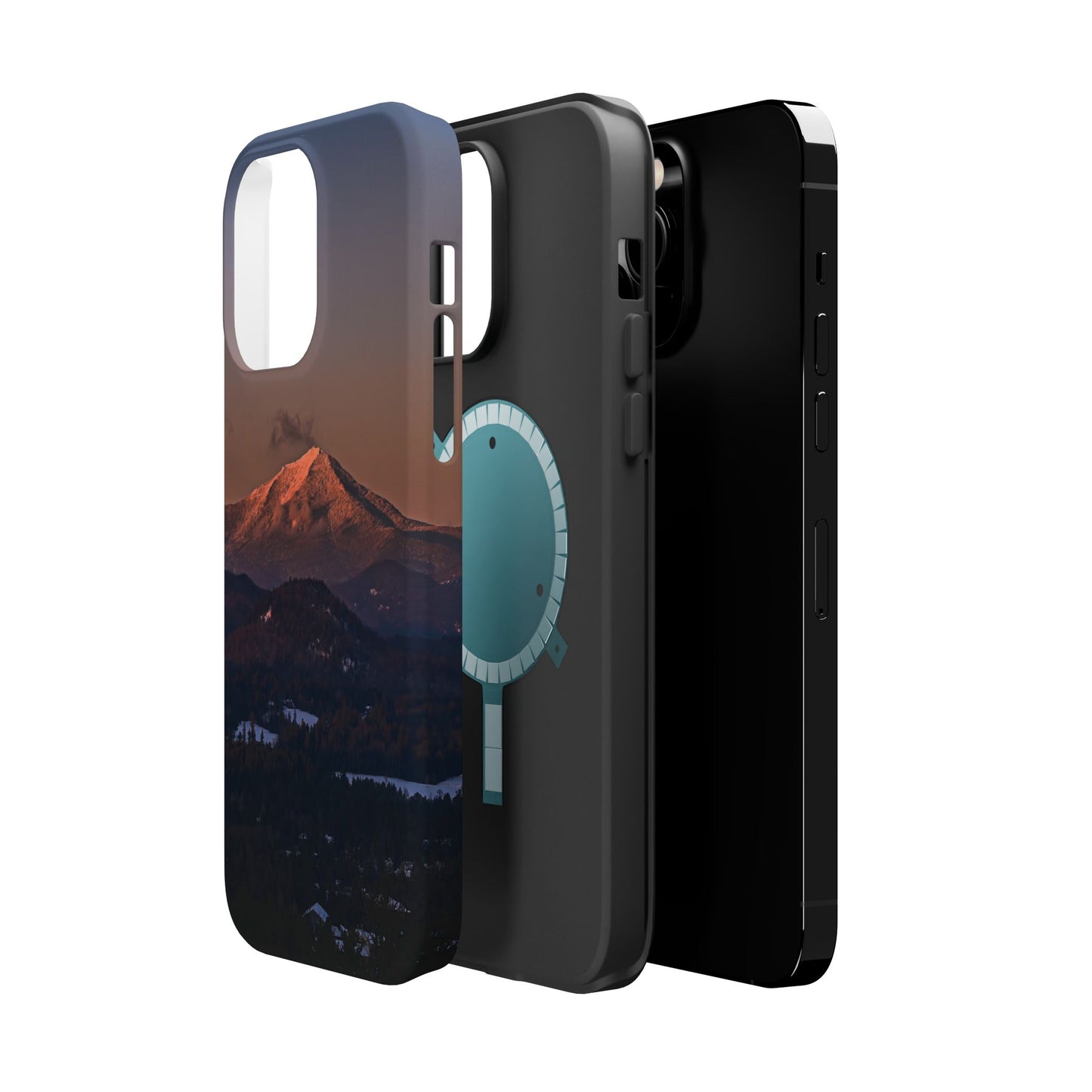 MagSafe Impact Resistant Phone Case - Sundown in a Mountain Town