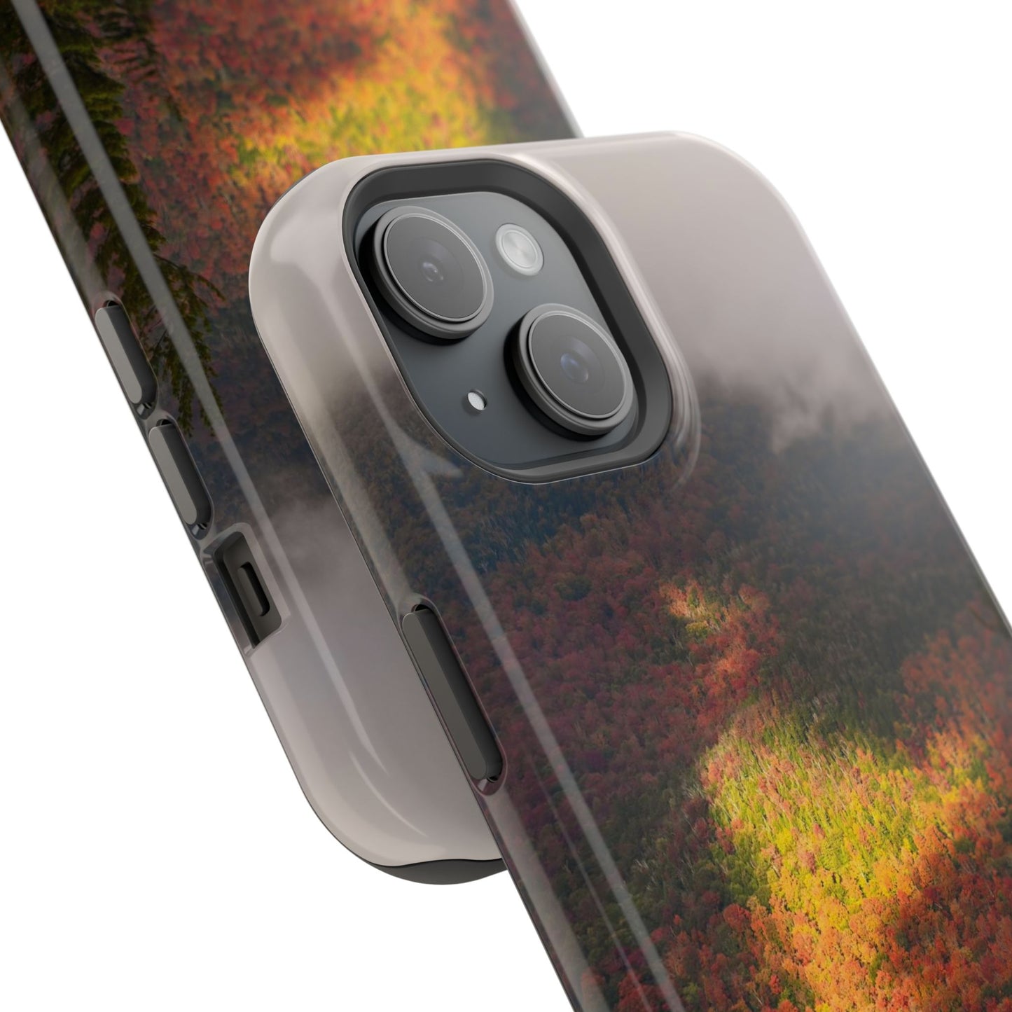 MagSafe Impact Resistant Phone Case - Adirondack Fall Fog & Foliage