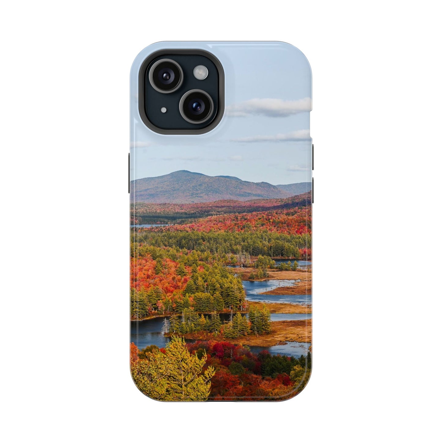 MagSafe Impact Resistant Phone Case - Mountains & Rivers Autumn