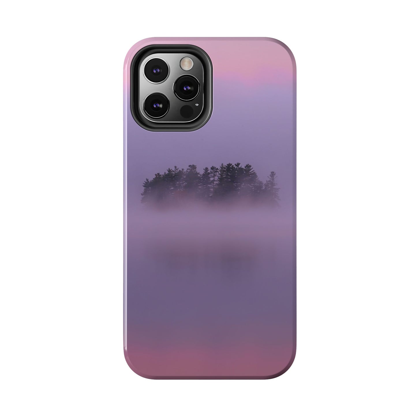 Impact Resistant Phone Case - Crisp Autumn Sunrise, Tupper Lake