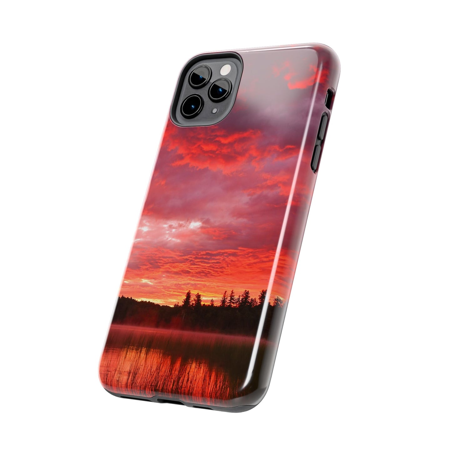 Impact Resistant Phone Case - Fire in the Sky