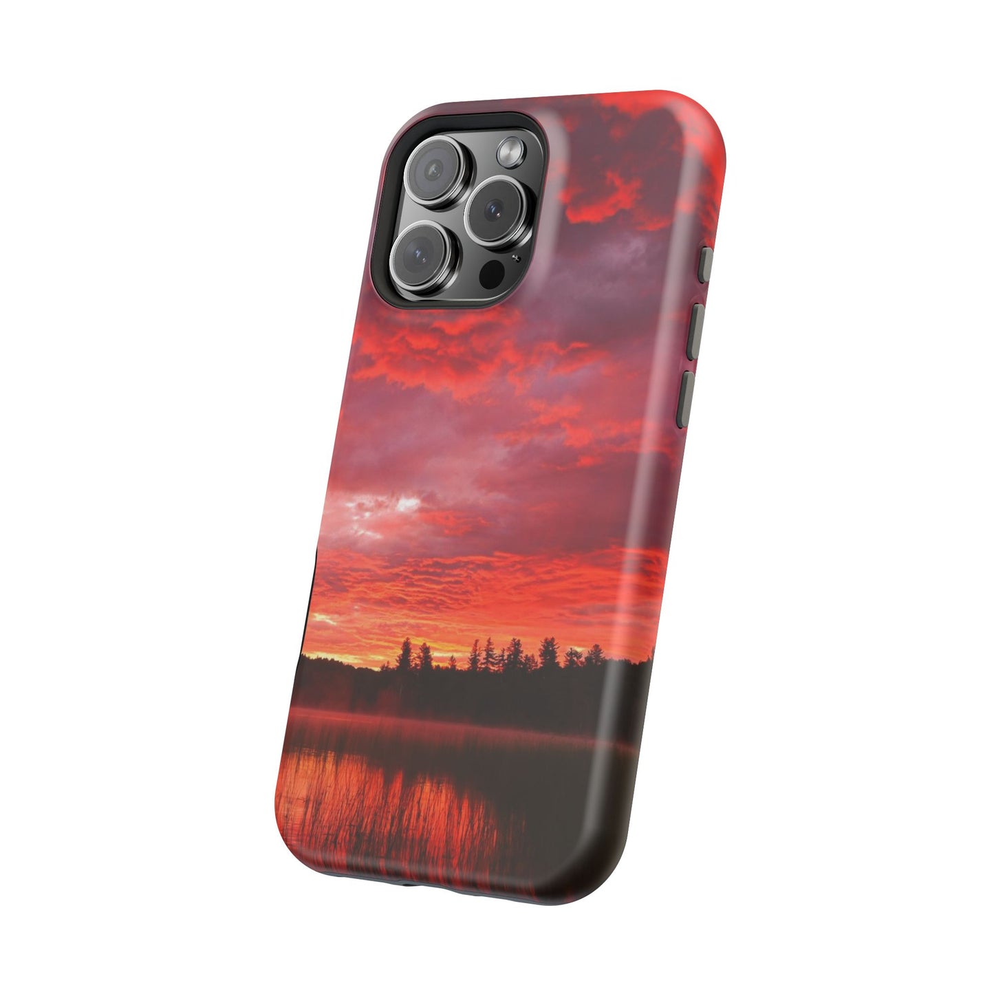 MagSafe Impact Resistant Phone Case - Fire in the Sky