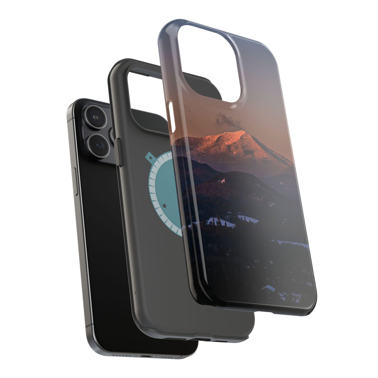 MagSafe Impact Resistant Phone Case - Sundown in a Mountain Town