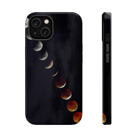 MagSafe Impact Resistant Phone Case - Lunar Eclipse Timelapse