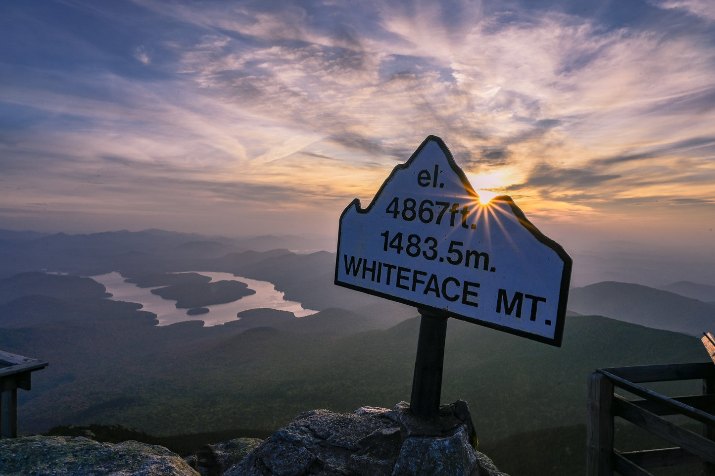 Peak Sunset Views from Whiteface Mountain