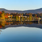 Fall Foliage Reflections on Mirror Lake' print