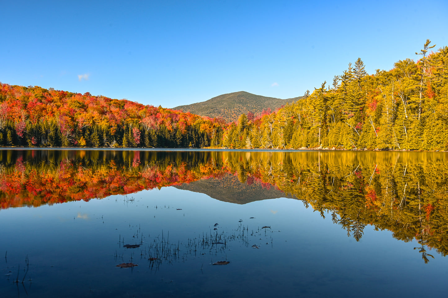 Autumn's Arrival at Heart Lake, Adirondack Mountains, New York