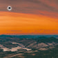 2024 Solar Eclipse Totality Above Lake Placid Panorama