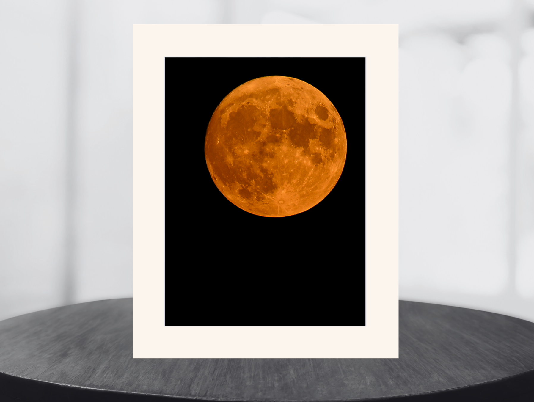 print of a harvest moon