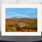 print of Fall Colors over the Bog River Adirondack Mountains 