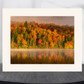 Print of Fall colors in the Adirondacks